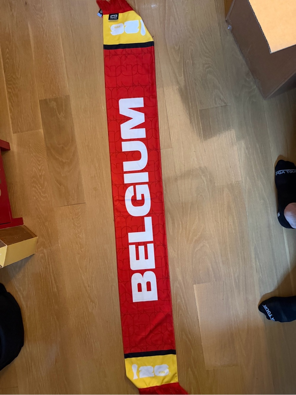 FIFA World Cup Belgium Red Fan Scarf